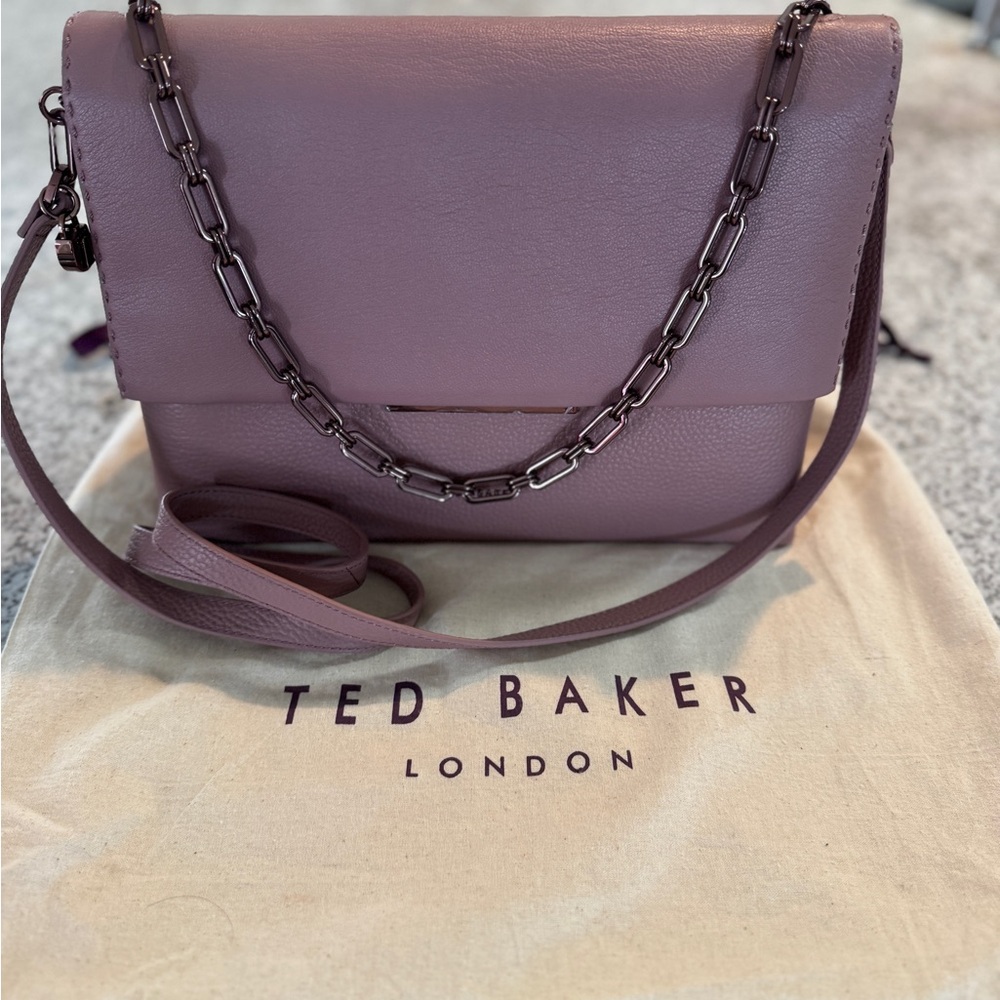 NWOT- Ted Baker Dianna Leather Handbag in Lilac